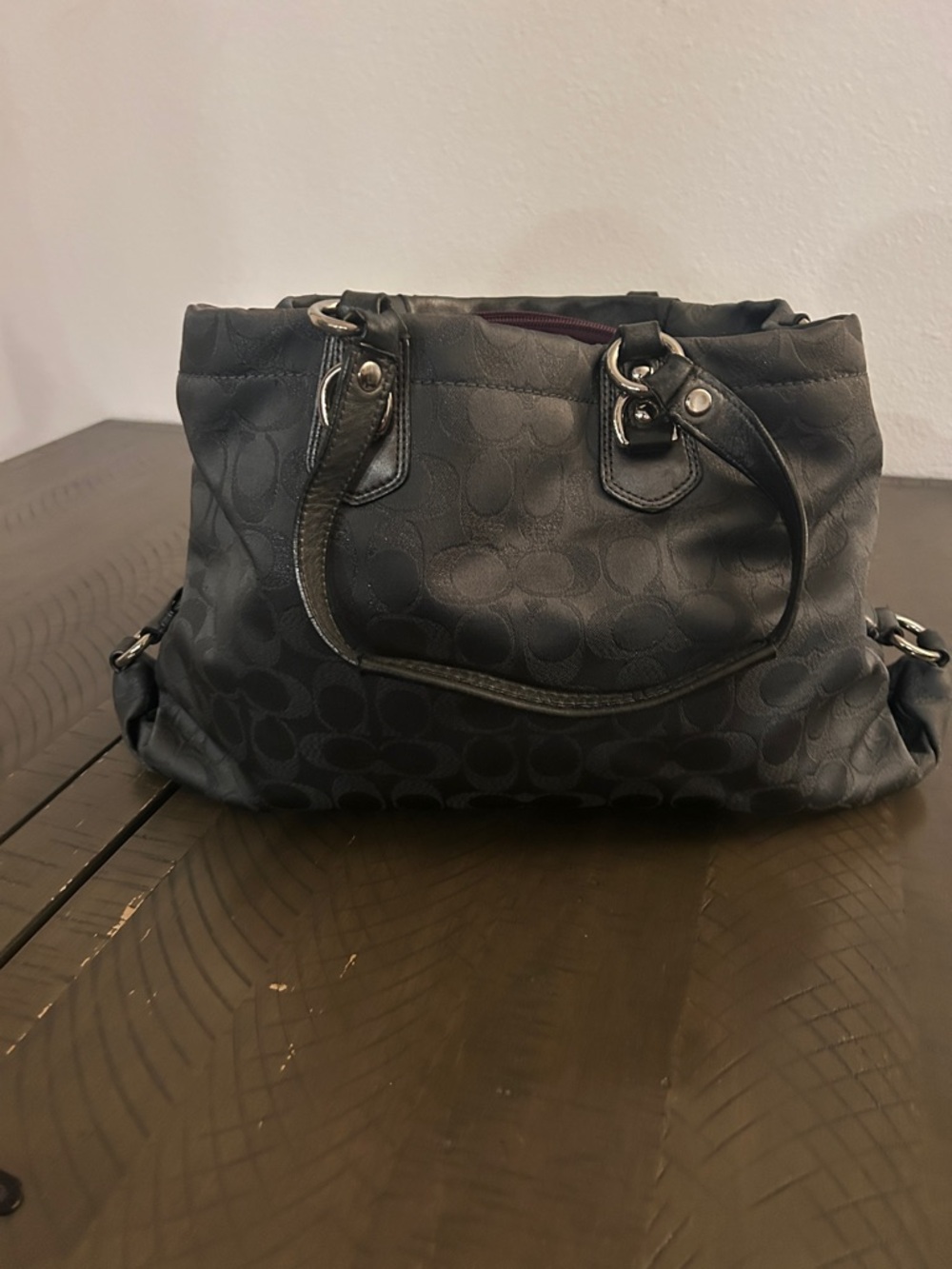 Coach Grey Ashley Signature Jacquard Tote with Top Handles No. H1159-F18776 - Picture 8 of 10